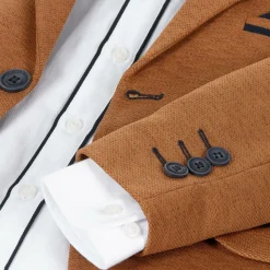 Boys Brown & Blue Suit