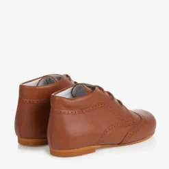 Boys Brown Brogue Shoes
