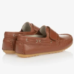 Boys Brown Leather Shoes