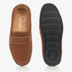 Boys Brown Loafers
