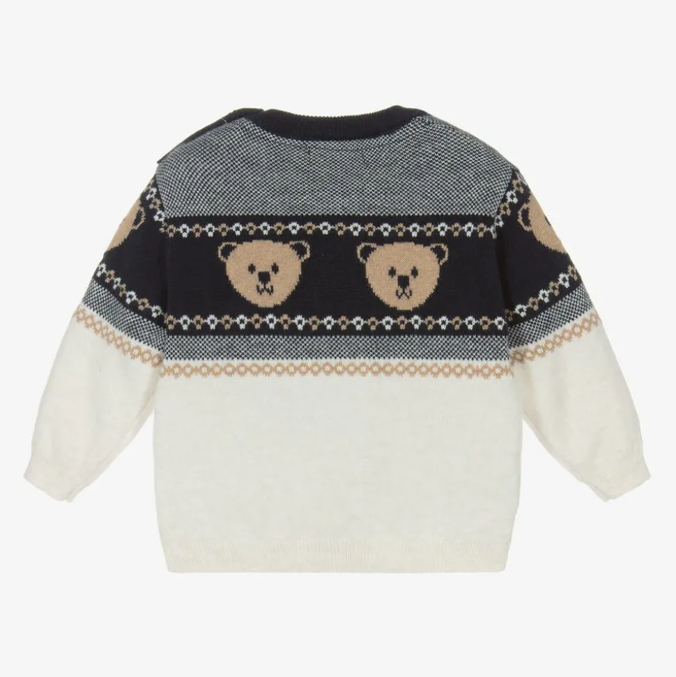 Boys Cotton & Wool Knit Sweater