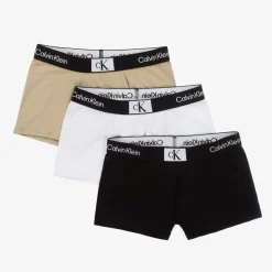 Boys Cotton Boxer Shorts (3 Pack)