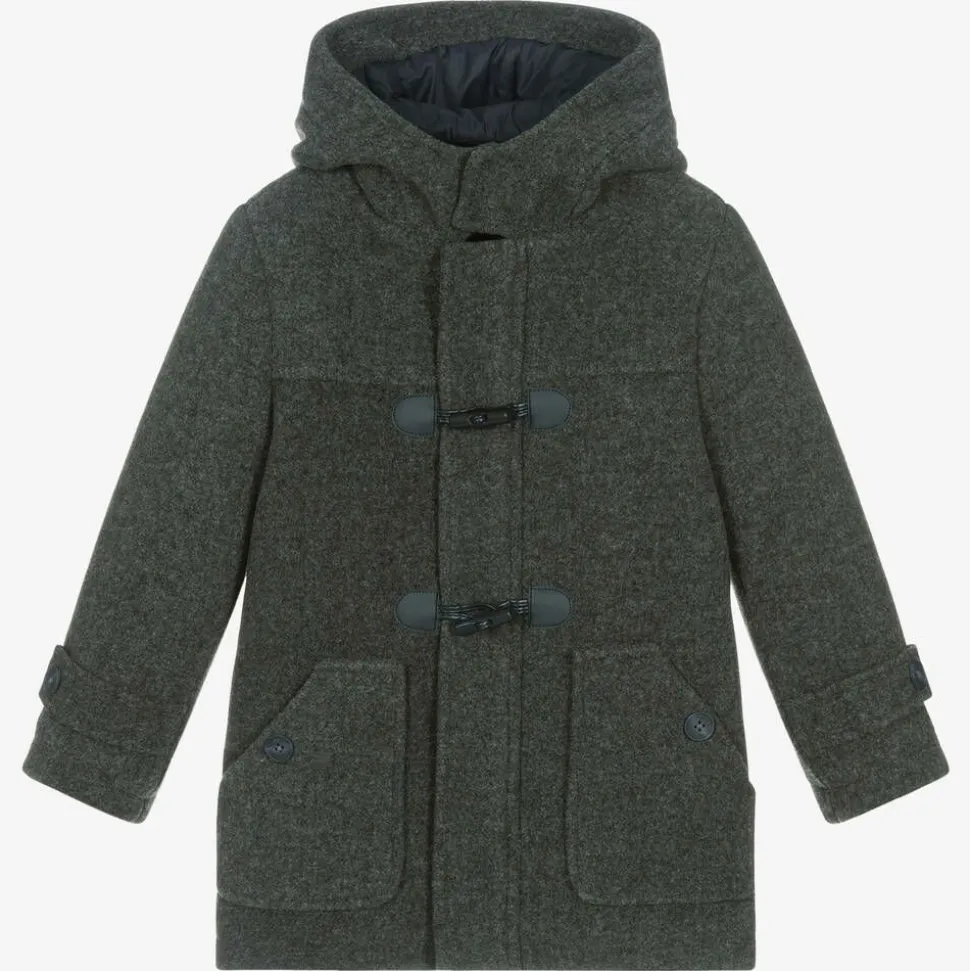 Boys Dark Grey Duffle Coat