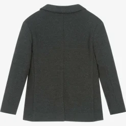 Boys Dark Grey Jersey Blazer