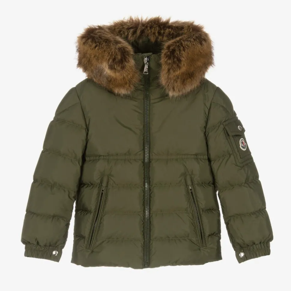 Boys Green Byronf Puffer Jacket