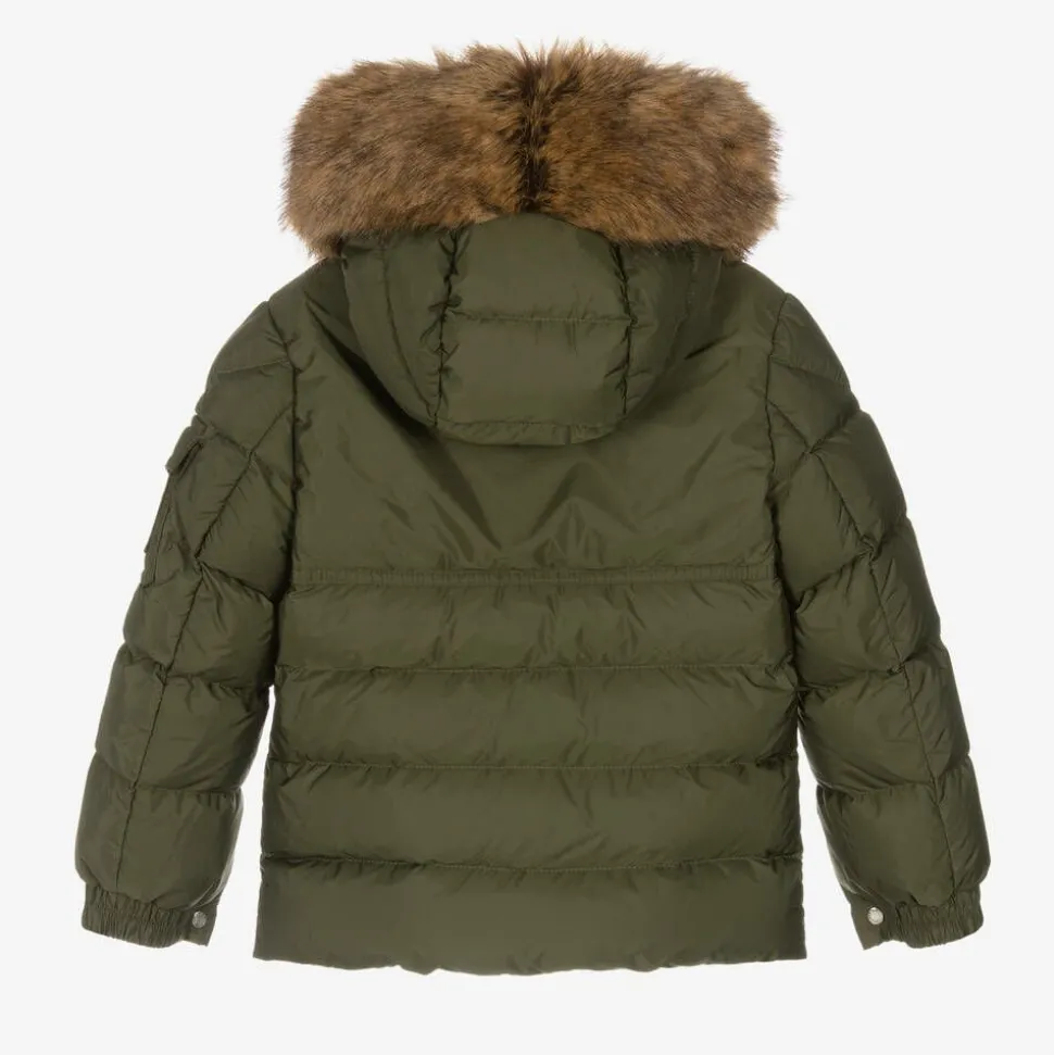 Boys Green Byronf Puffer Jacket
