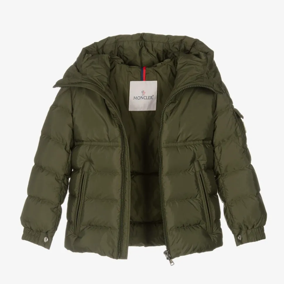 Boys Green Byronf Puffer Jacket