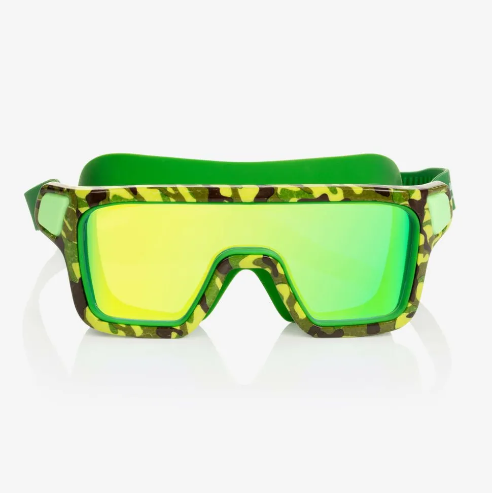 Boys Green Camouflage Swimming Mask