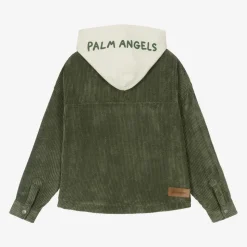 Boys Green Corduroy Overshirt