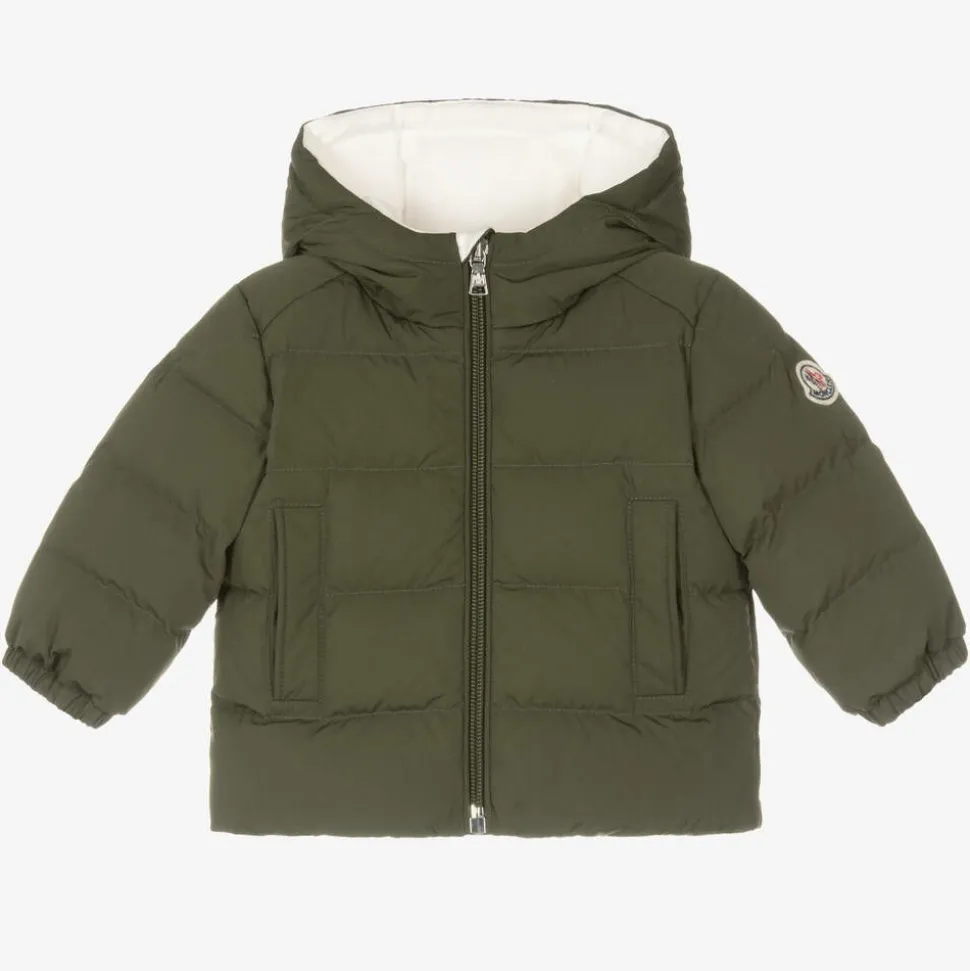 Boys Green Eric Down Puffer Jacket