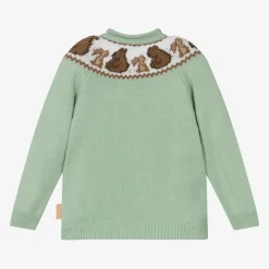 Boys Green Knitted Sweater