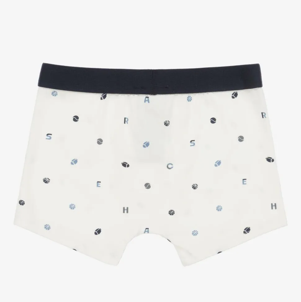 Boys Grey & Blue Boxer Shorts (3 Pack)