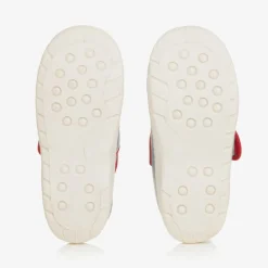 Boys Grey & Red Car Slippers