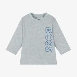 Boys Grey Cotton Top