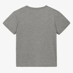 Boys Grey Cotton T-Shirt