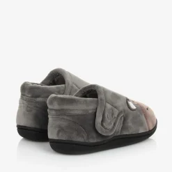 Boys Grey Gorilla Slippers