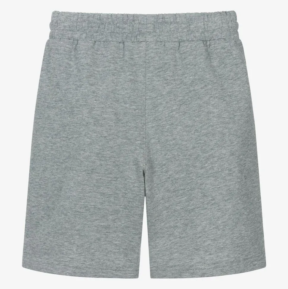Boys Grey Marl Cotton Shorts