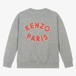 Boys Grey Marl Cotton Sweatshirt