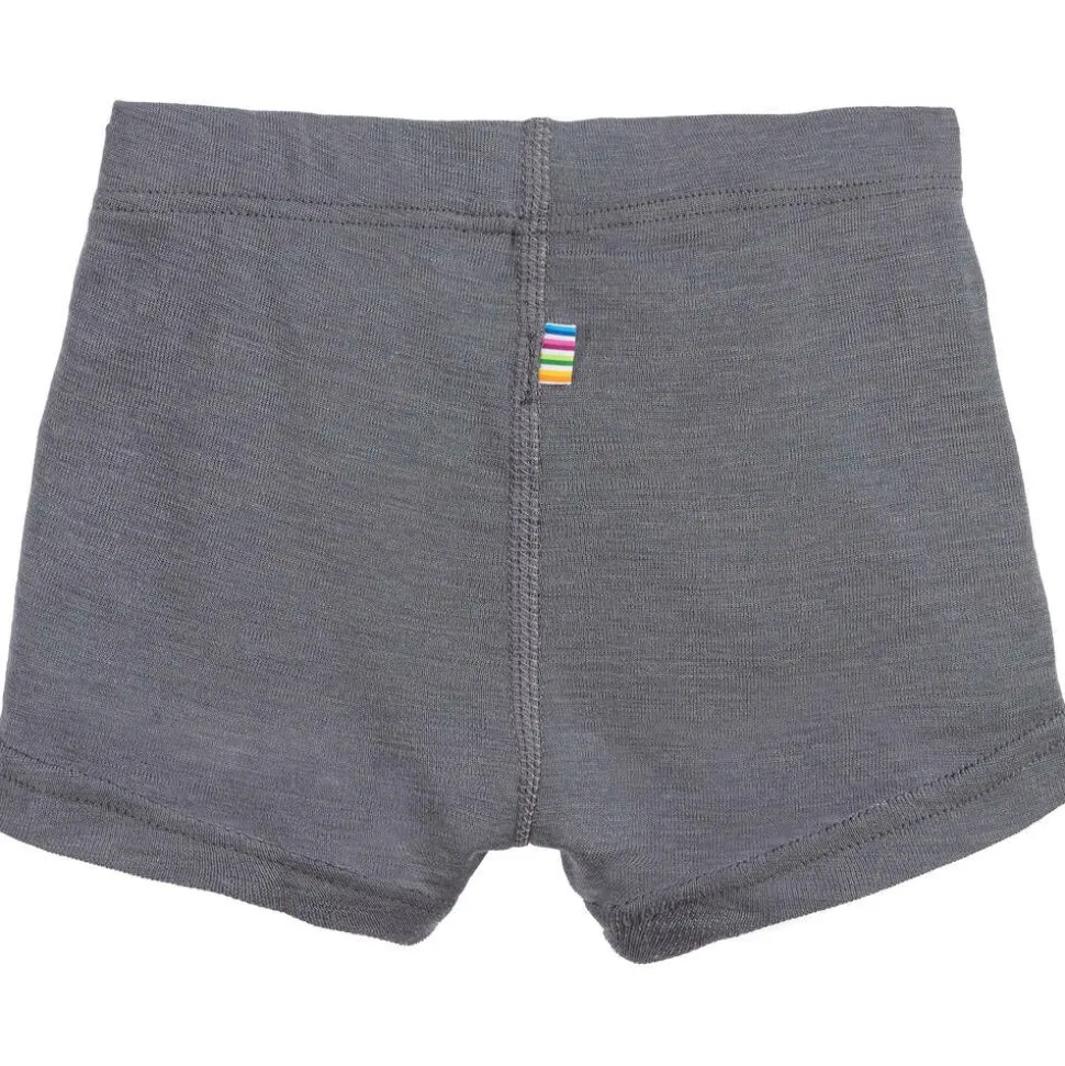 Boys Grey Merino Wool & Silk Boxers