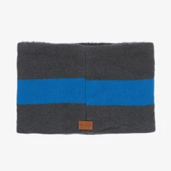 Boys Grey Ski-Themed Snood