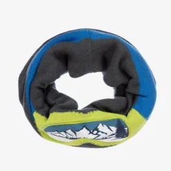 Boys Grey Ski-Themed Snood
