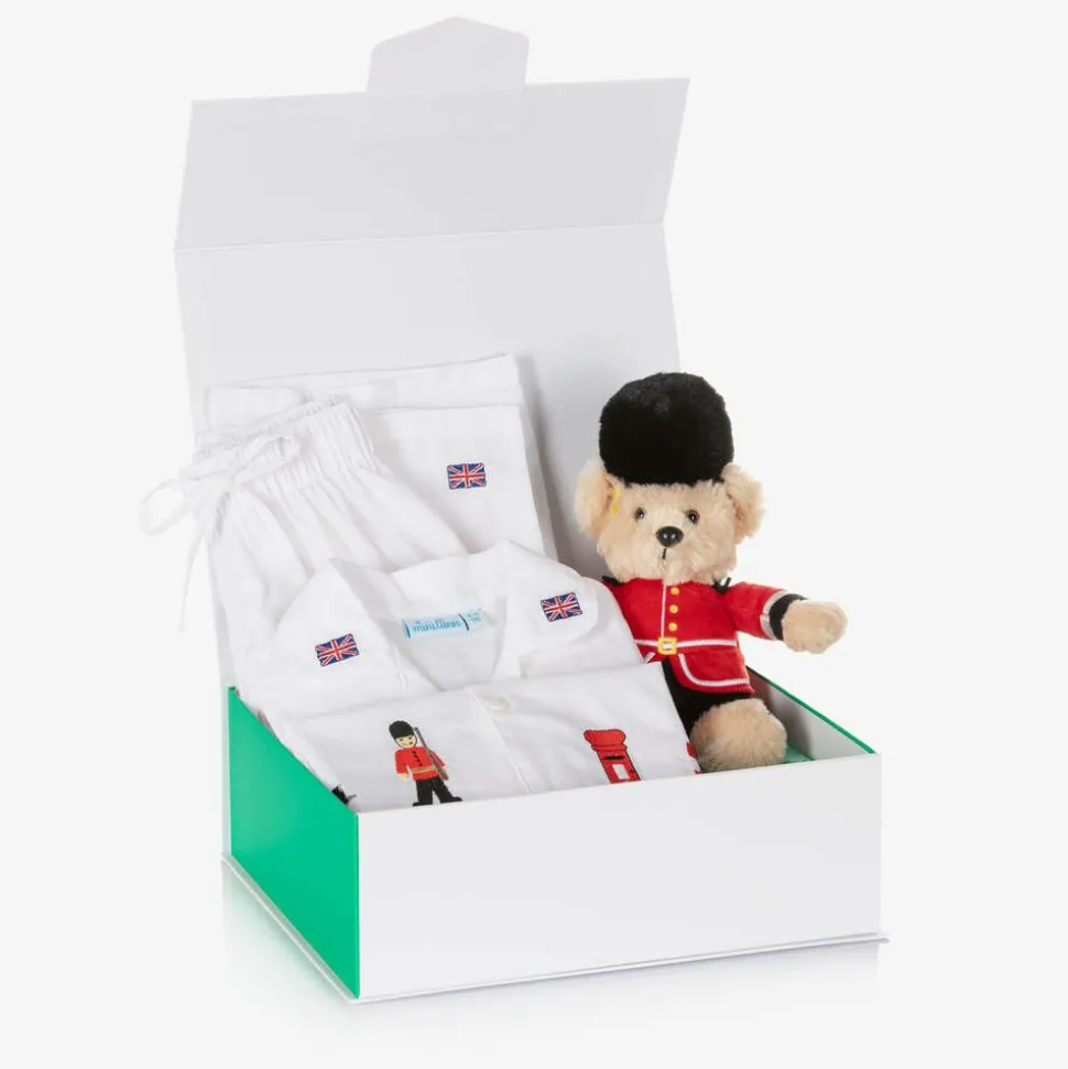 Boys Guardsman Pyjamas & Teddy Bear Gift Hamper