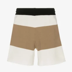 Boys Icon Stripe Wool Shorts