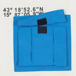 Boys Ivory & Blue Colourblock Hoodie