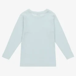 Boys Ivory & Blue Cotton Tops (2 Pack)