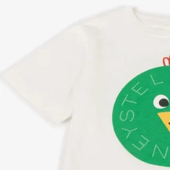 Boys Ivory Chicken Bauble Logo T-Shirt