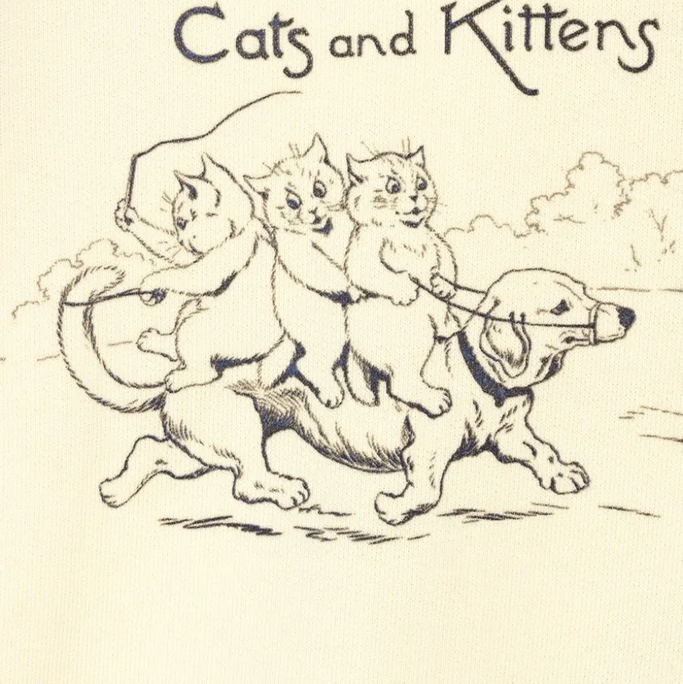 Boys Ivory Cotton Sweatshirt