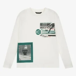 Boys Ivory Cotton Top