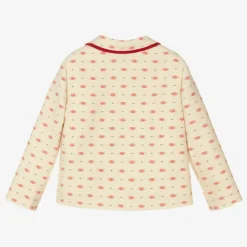 Boys Ivory GG Wool Jacket