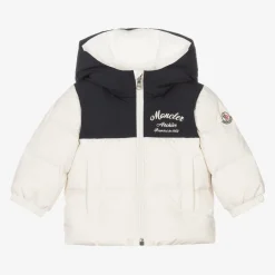 Boys Ivory Hooded Joe Down Coat