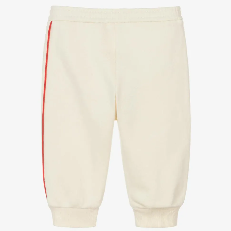 Boys Ivory Logo Joggers