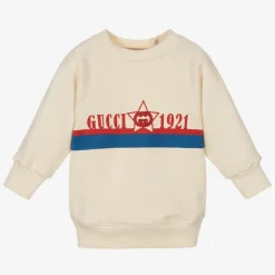Boys Ivory Logo Sweatshirt