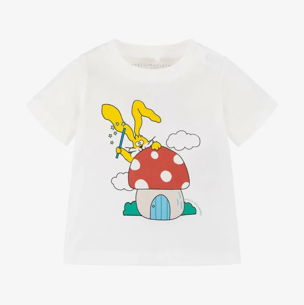 Boys Ivory Magic Cotton T-Shirt