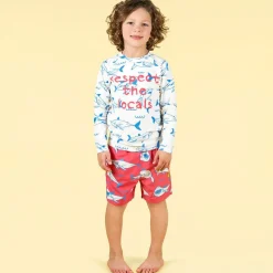 Boys Ivory Sun Protective Top (UPF50+)