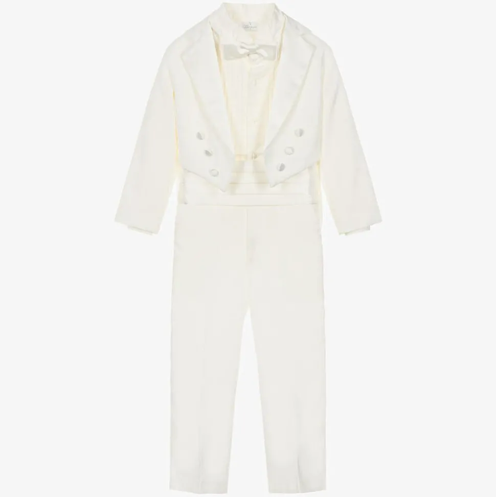 Boys Ivory Tuxedo Suit