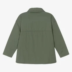 Boys Khaki Green Padded Jacket