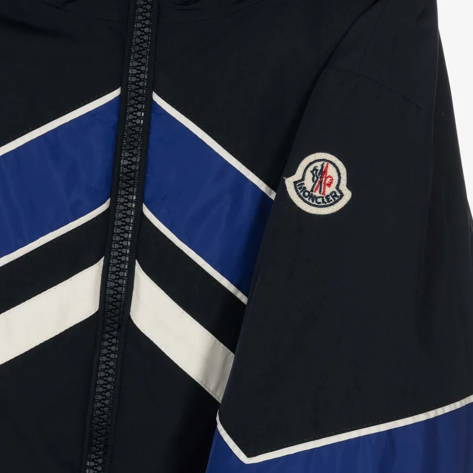 Boys Navy Blue & White Tseren Jacket