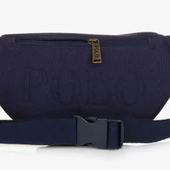 Boys Navy Blue Canvas Belt Bag (25cm)