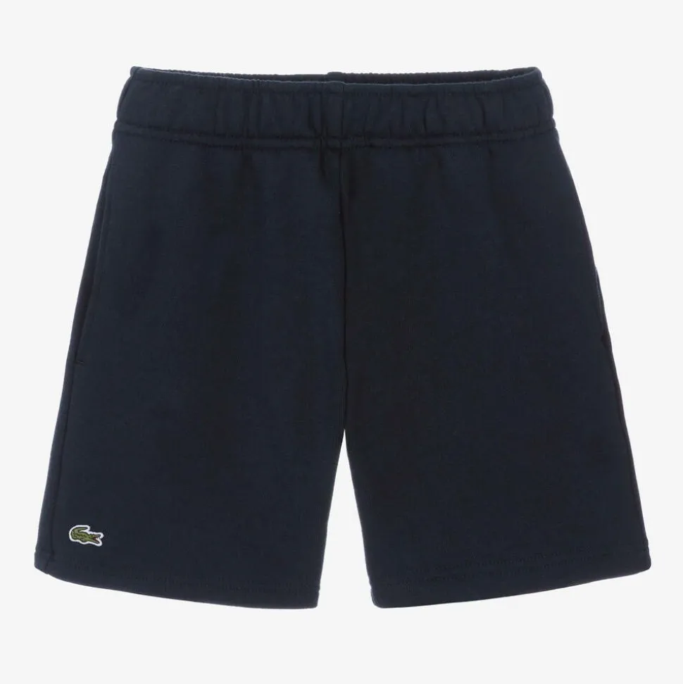 Boys Navy Blue Cotton Jersey Shorts