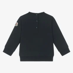 Boys Navy Blue Cotton Sweatshirt