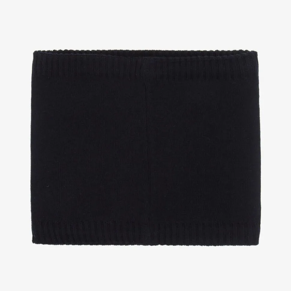 Boys Navy Blue Knitted Snood