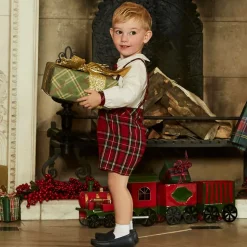 Boys Navy Blue Loafers