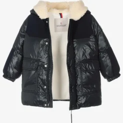 Boys Navy Blue Puffer Coat