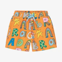 Boys Orange Magic Swim Shorts