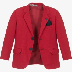 Boys Red & Blue Suit