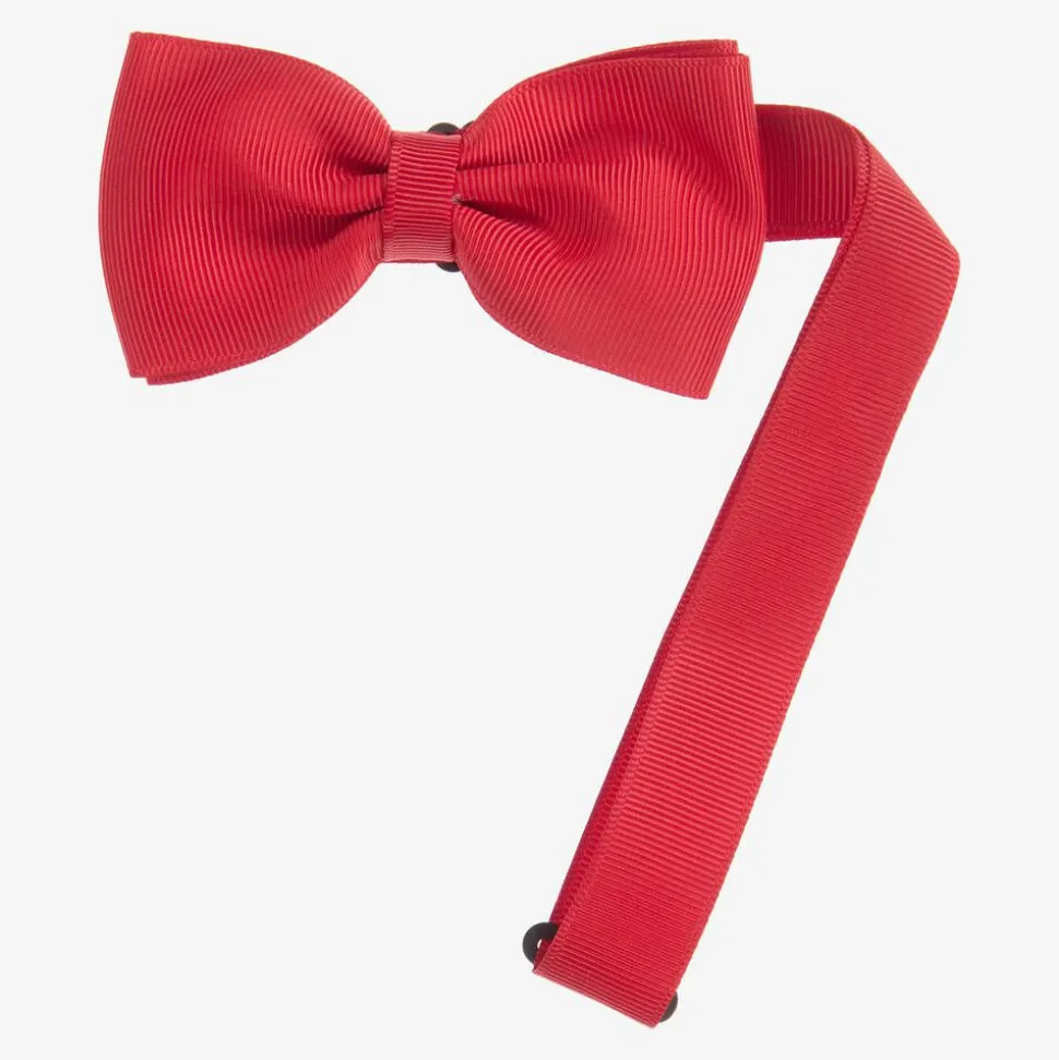 Boys Red Bow Tie (10cm)